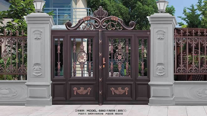 中式別墅庭院門(mén)