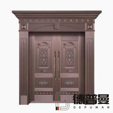 純銅雙開別墅門